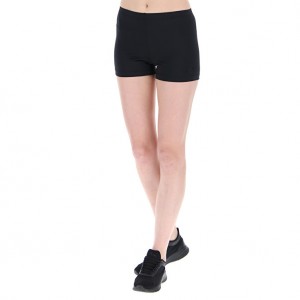Women Lotto Msp W Th Shorts Black | 40269-YARZ