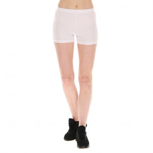 Women Lotto Msp W Th Shorts White | 31482-KBDI