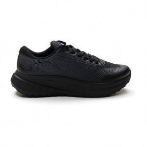 Women Lotto Speedride 400 W Running Shoes Black / Grey | 98162-PSLZ