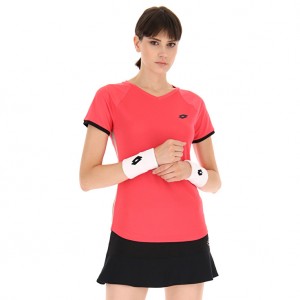 Women Lotto Superrapida W Vi T-shirts Fuchsia | 23790-QFNA