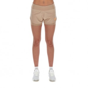 Women Lotto Tech W Ii - D1 Shorts Grey | 49615-QSNO