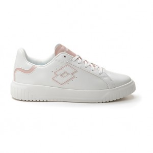 Women Lotto Venus Amf Iii Liquid W Sneakers White / Coral | 20517-UKXO