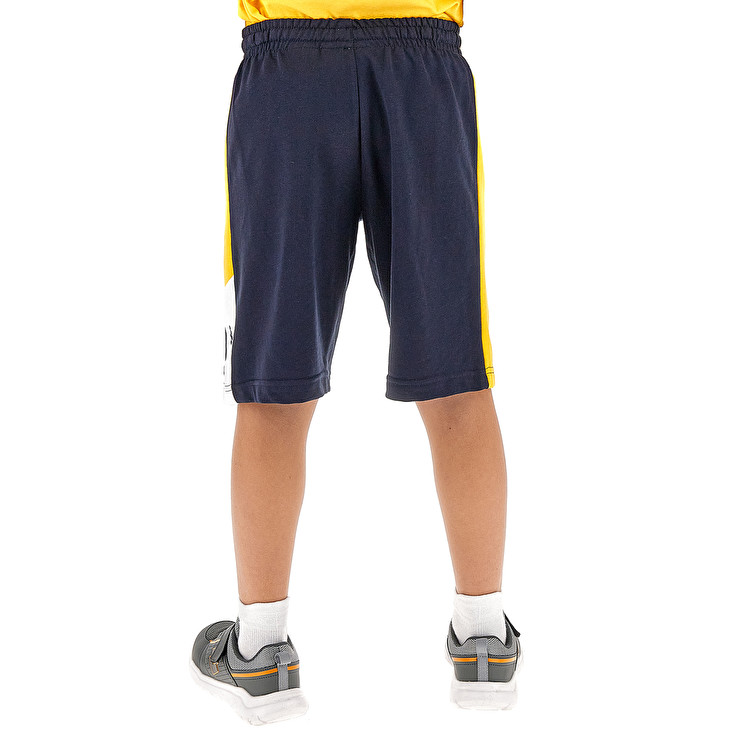 Kids' Lotto Athletica B Iv Bermuda Shorts Black / Yellow | 18403-SBDP