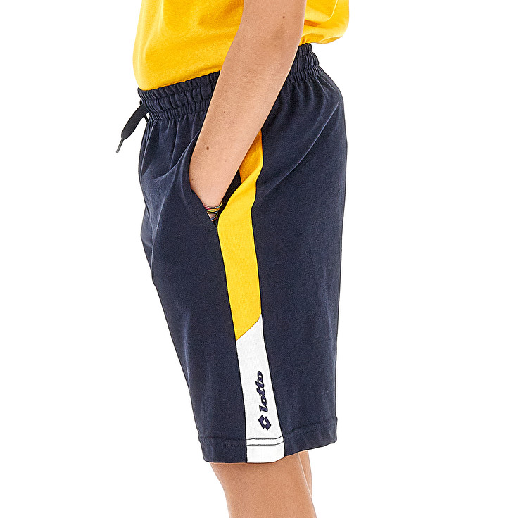Kids' Lotto Athletica B Iv Bermuda Shorts Black / Yellow | 18403-SBDP