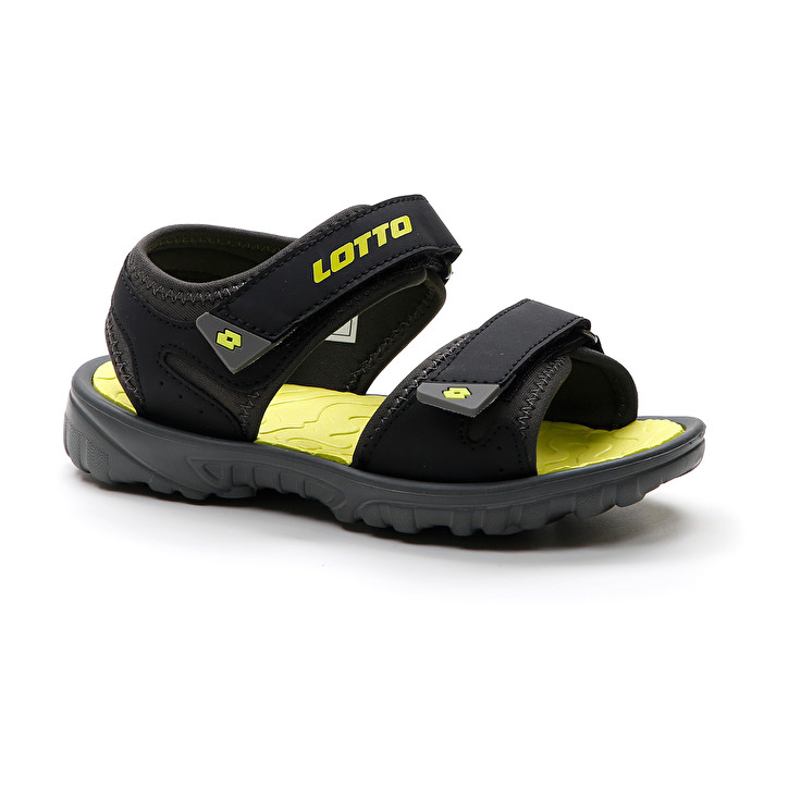 Kids' Lotto Las Rochas 1 Cl Sandals Black | 47316-TKHY