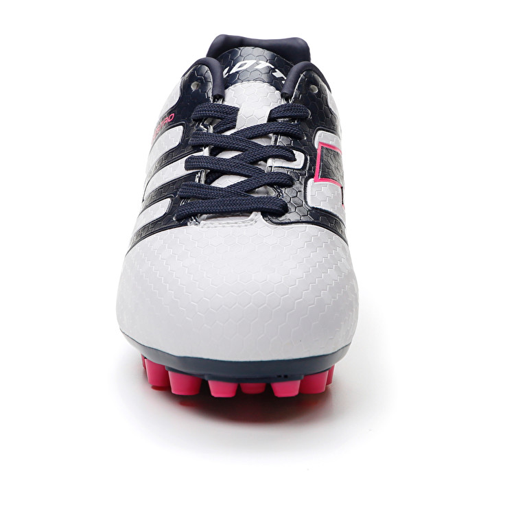 Kids' Lotto Maestro 700 Iv Agm Jr Soccer Shoes White / Black / Red | 23510-MDVA
