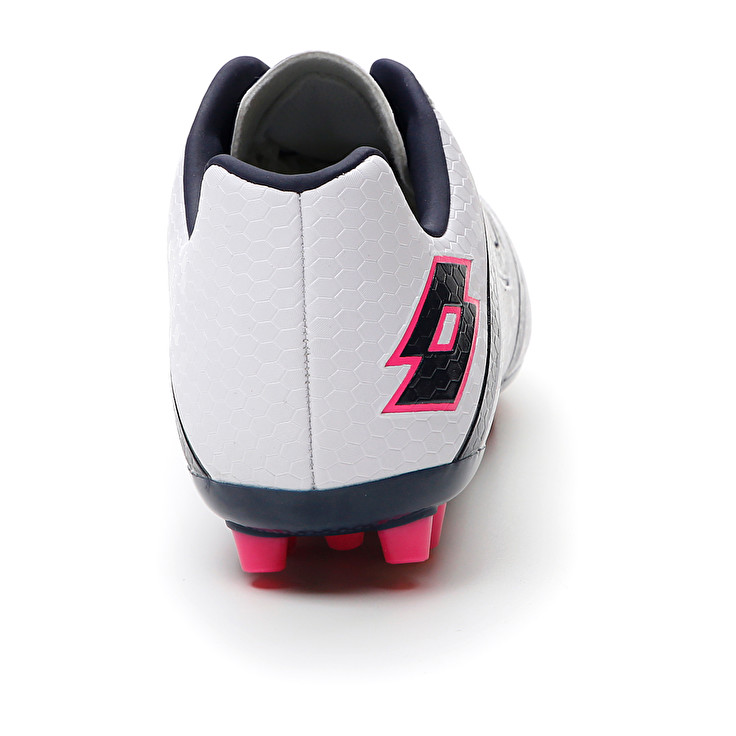 Kids' Lotto Maestro 700 Iv Agm Jr Soccer Shoes White / Black / Red | 23510-MDVA