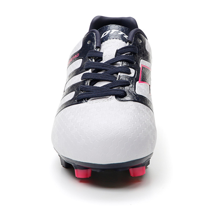 Kids' Lotto Maestro 700 Iv Fg Jr Soccer Shoes White / Navy / Blue | 15429-KNVY