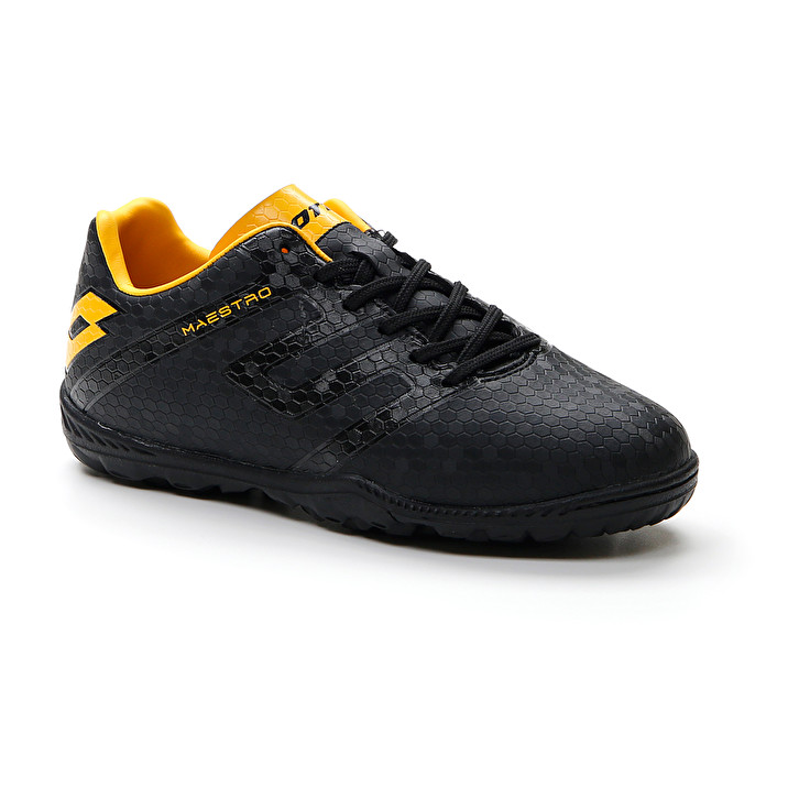 Kids' Lotto Maestro 700 Iv Tf Jr Soccer Shoes Black | 76315-QYXR