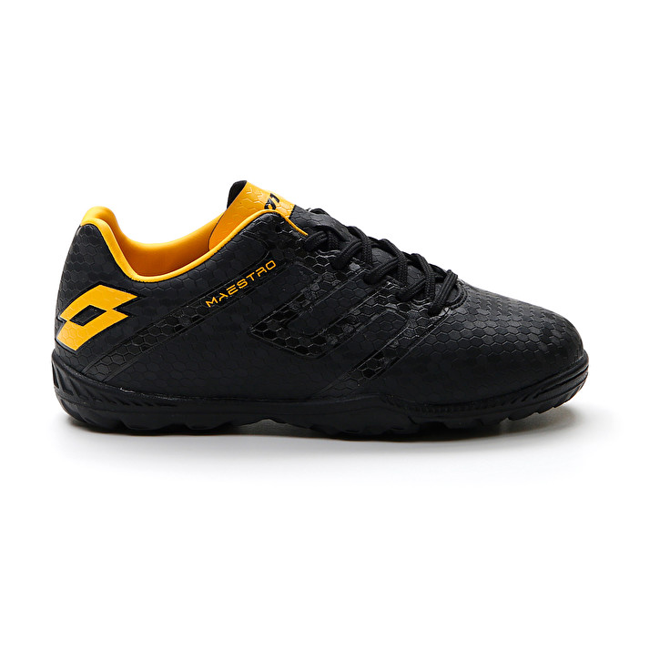 Kids\' Lotto Maestro 700 Iv Tf Jr Soccer Shoes Black | 76315-QYXR