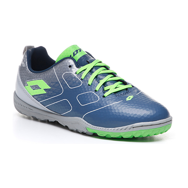 Kids' Lotto Maestro 700 Tf Jr Soccer Shoes Blue / Silver | 97164-YPNW