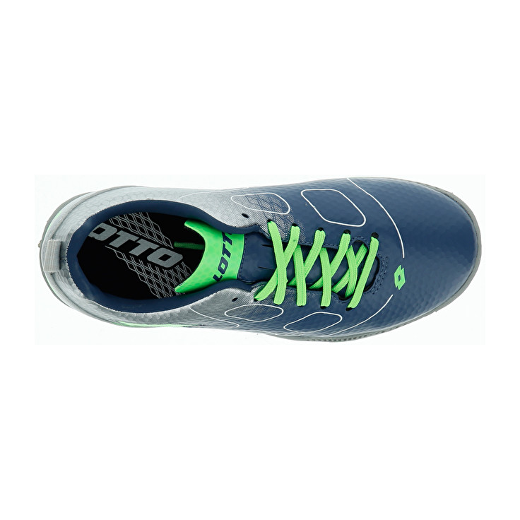 Kids' Lotto Maestro 700 Tf Jr Soccer Shoes Blue / Silver | 97164-YPNW