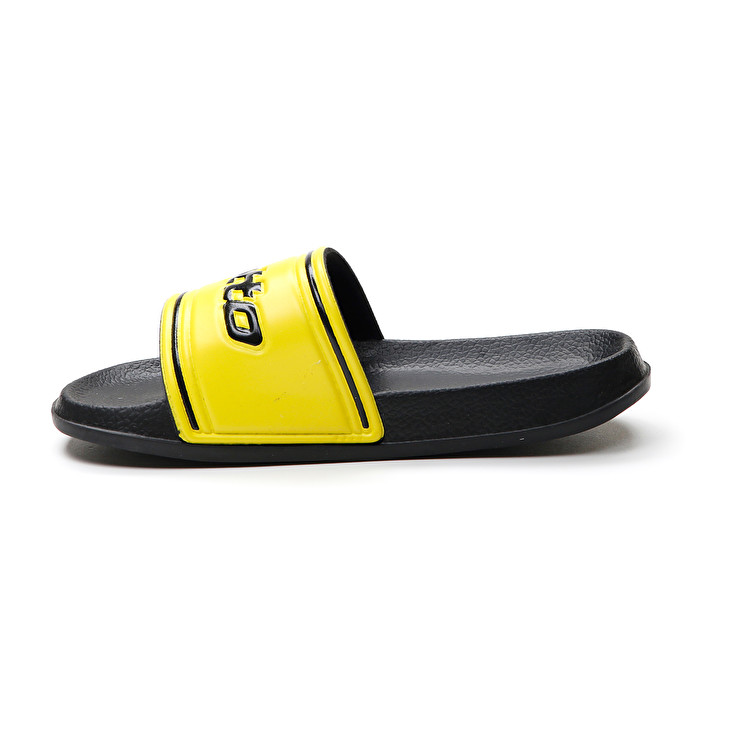 Kids' Lotto Midway Iv Cl Slippers Black / Yellow | 87430-YNKX