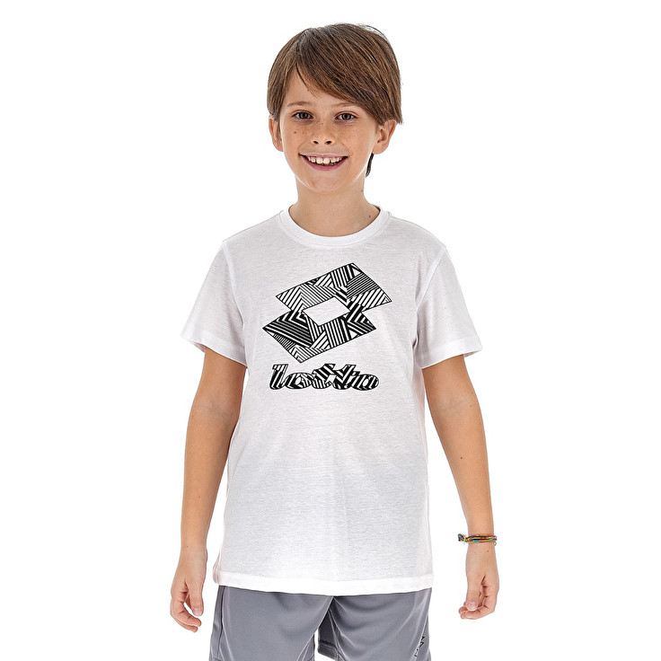 Kids\' Lotto Smart B Iii T-shirts White | 35786-PYEJ