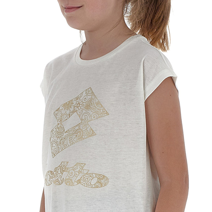 Kids' Lotto Smart G Iii Js T-shirts White | 57402-PUTE