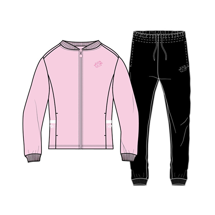 Kids\' Lotto Smart G Iv Suit Tracksuits Pink / Black | 59604-KZWI