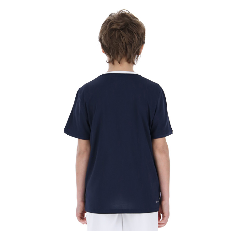 Kids' Lotto Squadra B Ii Pl T-shirts Navy / Blue | 42079-LKWV
