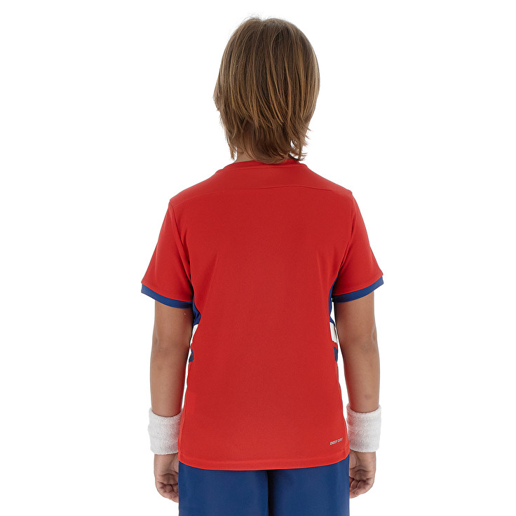Kids' Lotto Squadra B Iii T-shirts Red | 51089-PWYZ