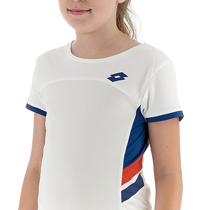 Kids' Lotto Squadra G Iii T-shirts White | 09532-WVPJ
