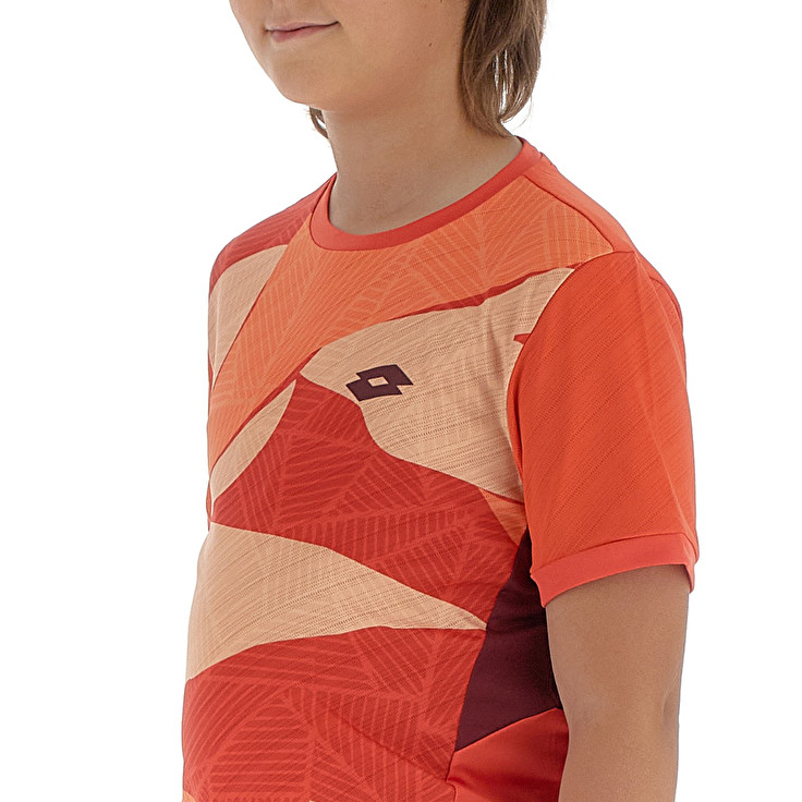 Kids' Lotto Tech B I - D3 T-shirts Orange | 71324-EIKB