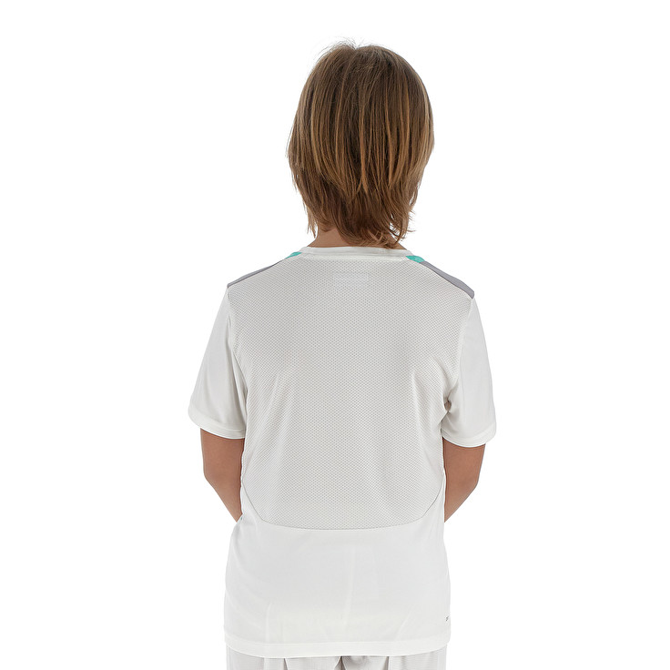 Kids' Lotto Top B Iv 1 T-shirts White / Green | 45612-MOVB