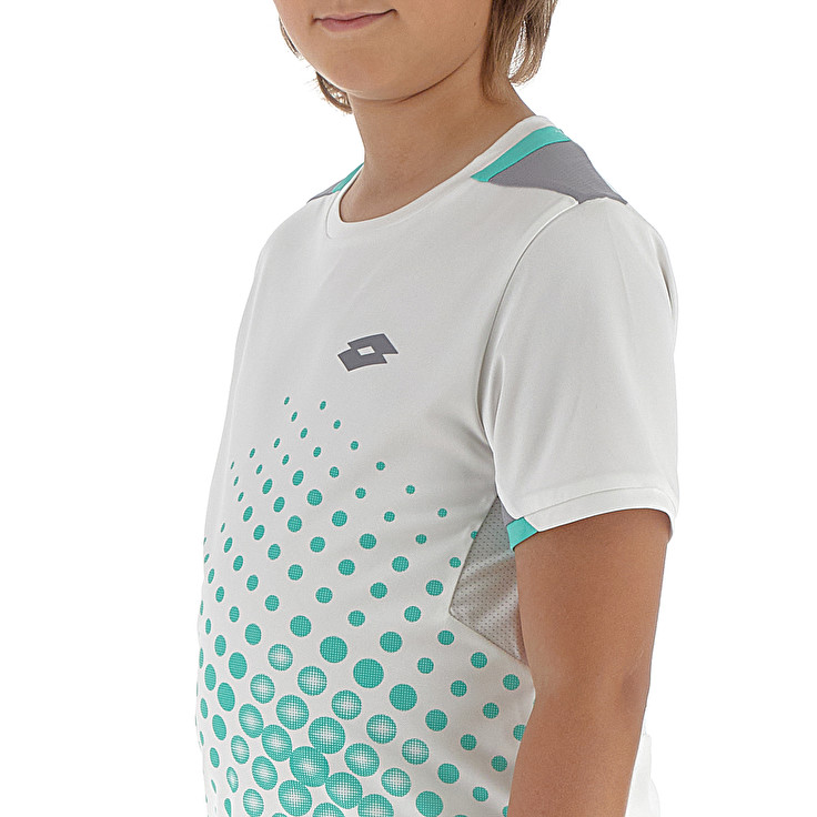 Kids' Lotto Top B Iv 1 T-shirts White / Green | 45612-MOVB