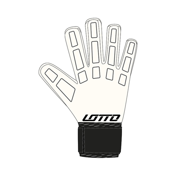 Lotto Gk Spider 100 Gloves Silver / Black | 50968-LSMT