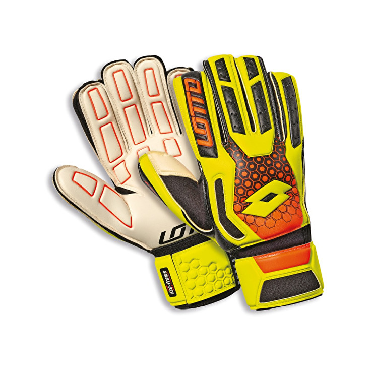 Lotto Gk Spider 100 Gloves Yellow / Orange | 40281-WCYQ