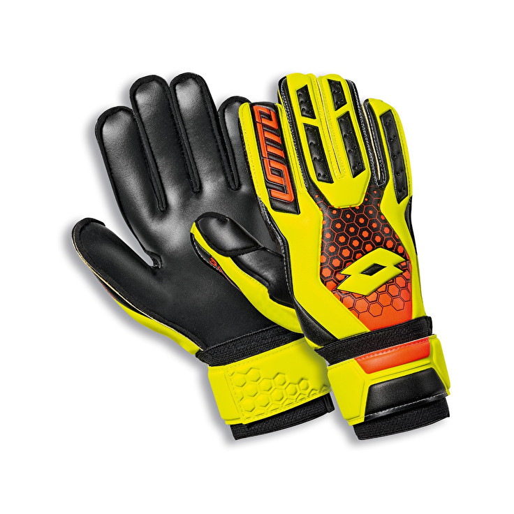 Lotto Gk Spider 500 Gloves Yellow / Orange / Black | 62408-RHKP