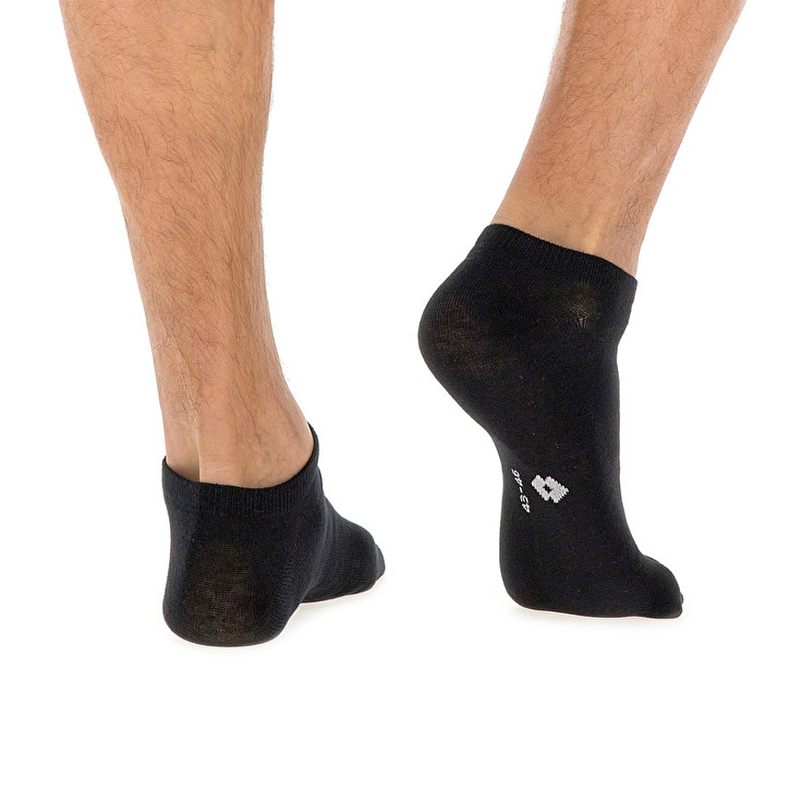 Lotto Low Cut - Pk3prs Socks Black | 95403-HTFK