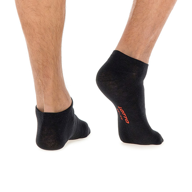 Lotto Low Cut - Pk3prs Socks Black | 95403-HTFK