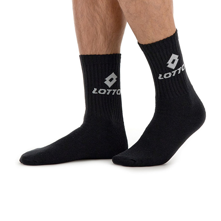 Lotto Quarter - Pk3prs Socks Black | 27941-CLGD