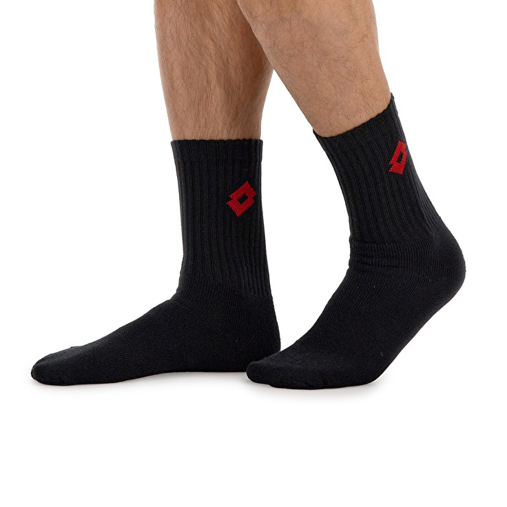 Lotto Quarter - Pk3prs Socks Black | 27941-CLGD