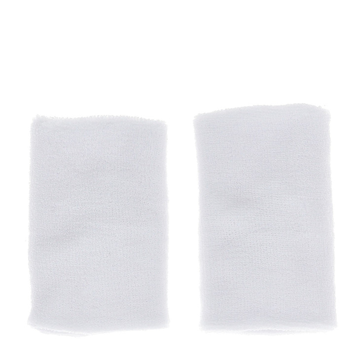 Lotto Tennis 5 Inch Wristbands White / Black | 71432-ITHL