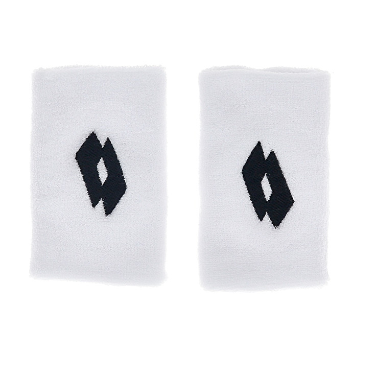 Lotto Tennis 5 Inch Wristbands White / Black | 71432-ITHL