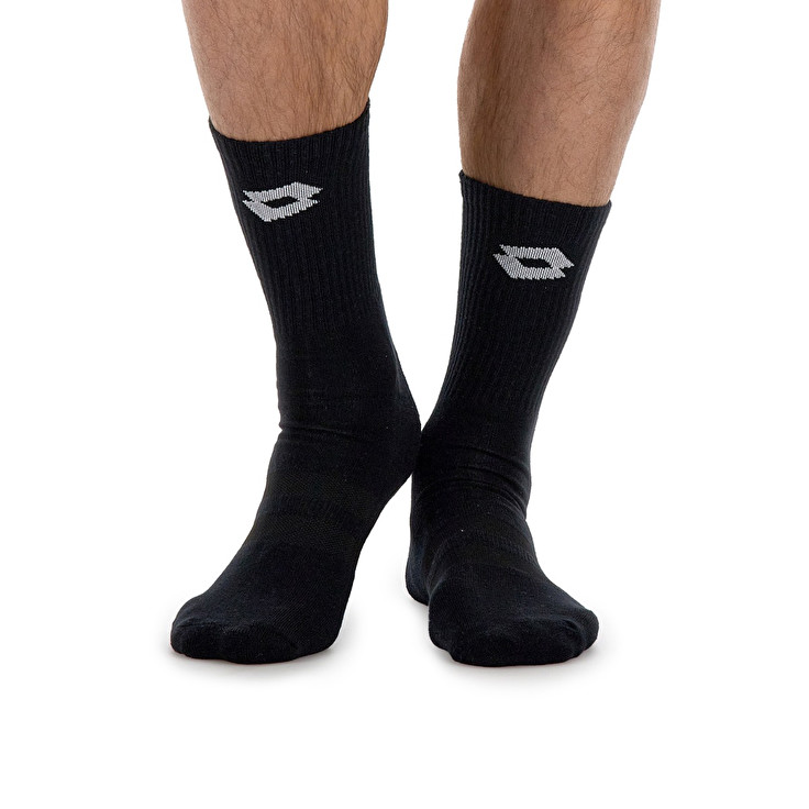 Lotto Tennis Iii Socks Black | 46125-EYON