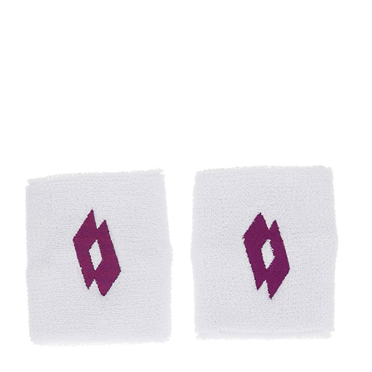 Lotto Tennis Wrist B W P Wristbands White / Purple | 65409-LZKG
