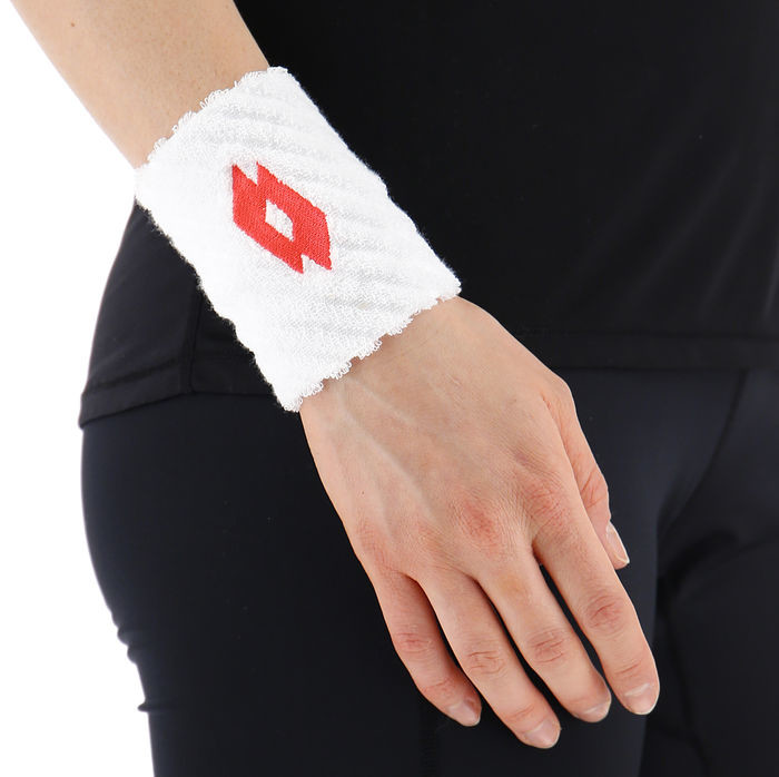 Lotto Twist Wrist B Wristbands White | 75942-SLRJ