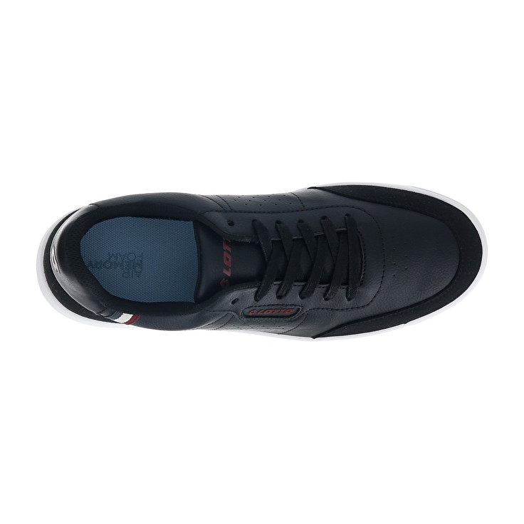 Men Lotto 1973 1 Amf Sneakers Black / Pink | 56179-WICG