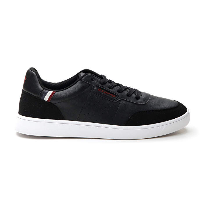 Men Lotto 1973 1 Amf Sneakers Black / Pink | 56179-WICG