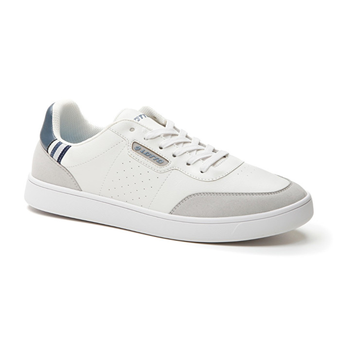 Men Lotto 1973 1 Amf Sneakers White / Blue / Light / Brown / Grey | 83510-WRKF