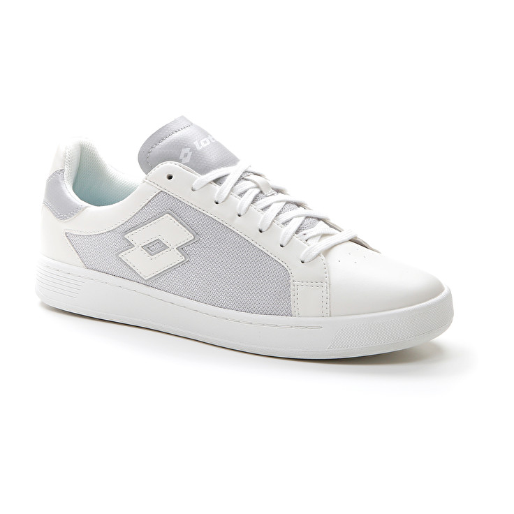 Men Lotto 1973 Amf Evo Vi Net Sneakers White / Grey | 50342-TPCD