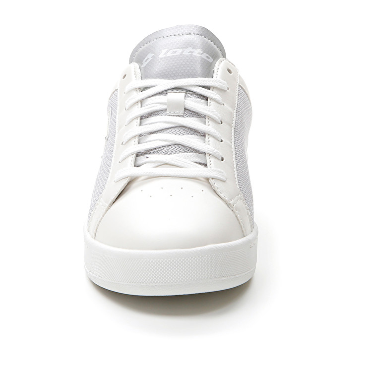 Men Lotto 1973 Amf Evo Vi Net Sneakers White / Grey | 50342-TPCD