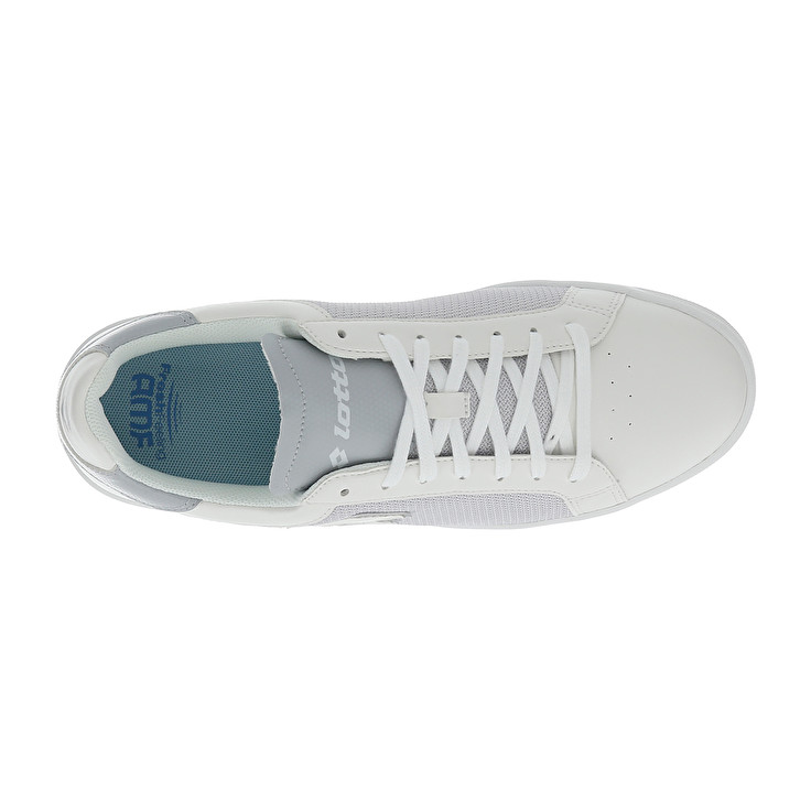 Men Lotto 1973 Amf Evo Vi Net Sneakers White / Grey | 50342-TPCD