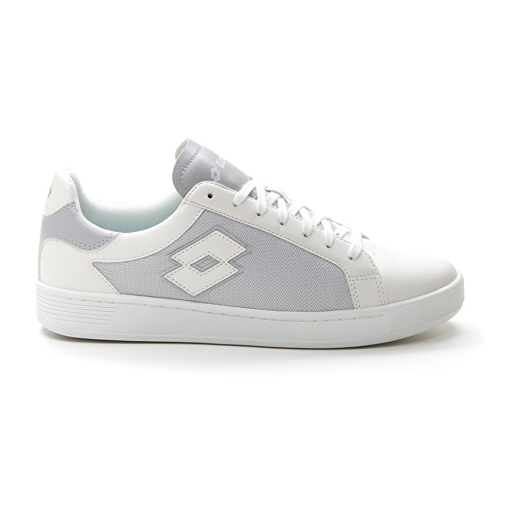Men Lotto 1973 Amf Evo Vi Net Sneakers White / Grey | 50342-TPCD