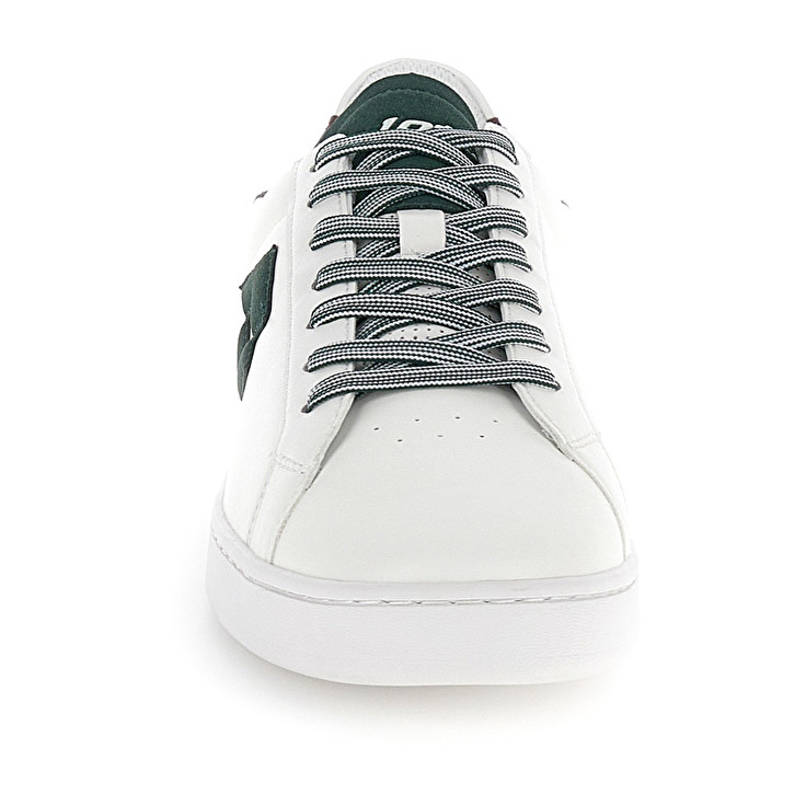 Men Lotto 1973 Amf Evo Vii Sneakers White / Green / Burgundy | 86150-ZOJG