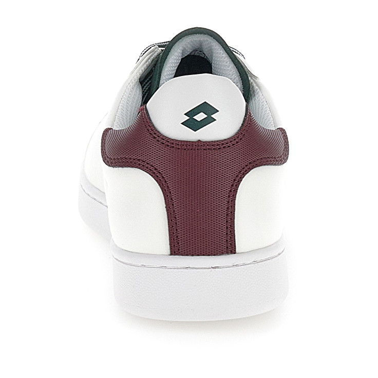 Men Lotto 1973 Amf Evo Vii Sneakers White / Green / Burgundy | 86150-ZOJG