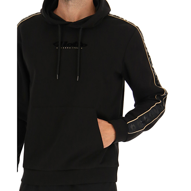 Men Lotto Athletica Classic Iv Hd Pl Sweatshirts Black | 84279-JGMU
