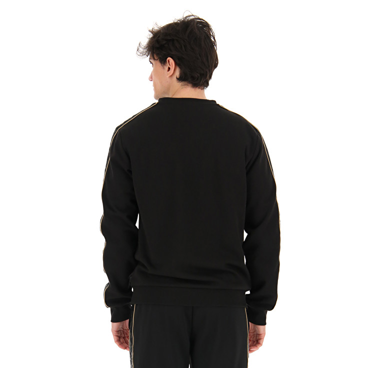 Men Lotto Athletica Classic Iv Rn Pl Sweatshirts Black | 97126-UTRY