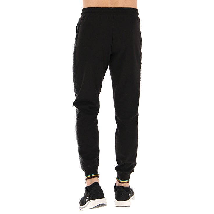 Men Lotto Athletica Classic V Sport Pants Black | 21405-GFXA